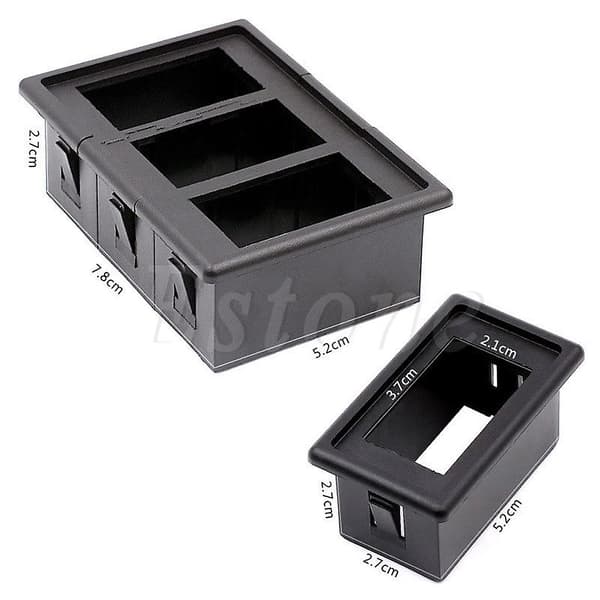 3 Rocker Switch Clip Panel Assembly Patrol Holder Housing För Arb Carling Typ