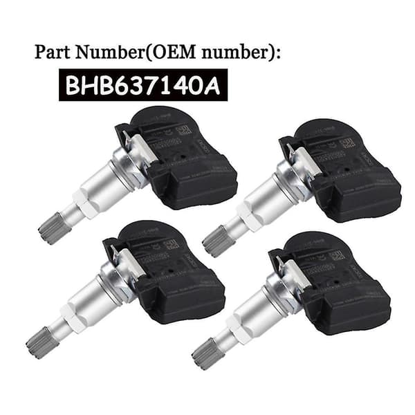 4 st/set Bhb637140a 433 Mhz Däcktrycksensor Tpms För 2 3 5 6 -5 Cx5 -6 Cx6 -9 Cx9 Mx-5 Artz G