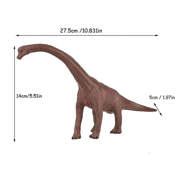 Høy simulering levende Pvc Brachiosaurus dinosaur leketøy modell - Barn barn gave, hjem visning