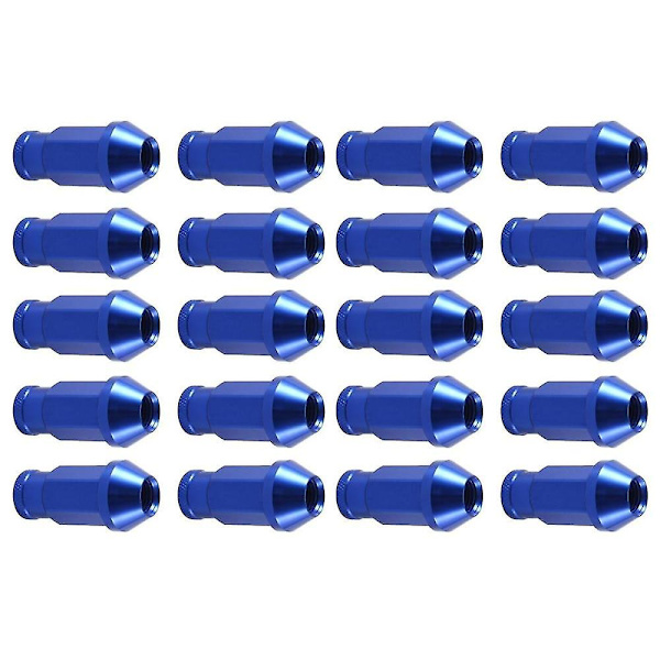 Siniset Hub-mutterit Rengasnavan Keskiön Kansiruuvit Auton Ruuvit Mutterit Yleismaailmalliset Auton Tarvikkeet