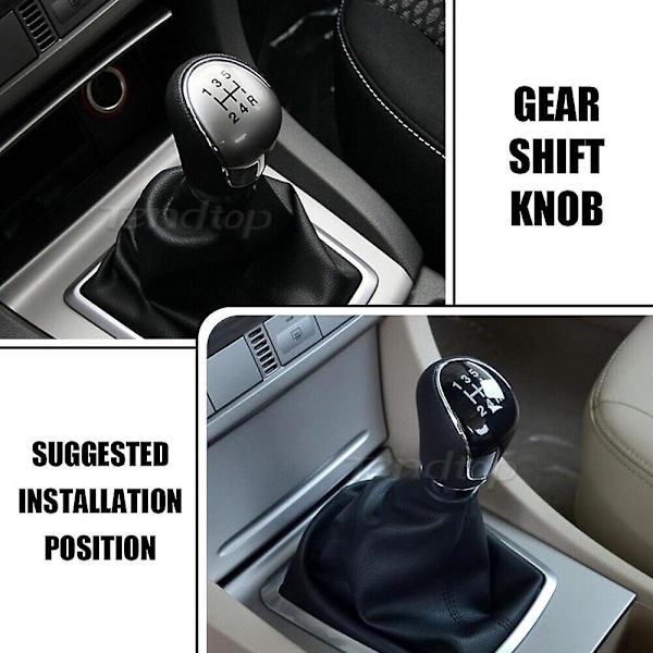 För Ford Focus Fiesta C-max Tillbehör 6 Växlad Bil MT Manuell Växelspaksknopp