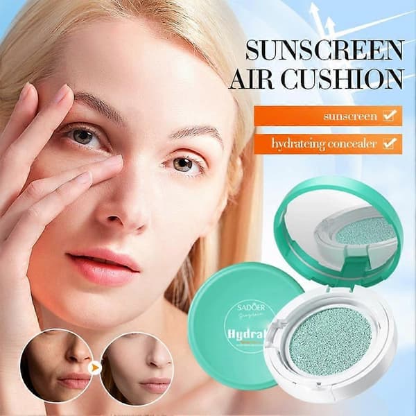SADOER Cushion BB Cream SPF50 - 12g Solcreme & Poreudviskende Base
