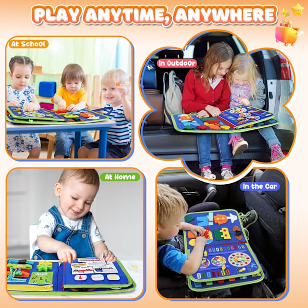 Julgåvor - Urmywo Busy Board Montessori leksaker för barn 3+