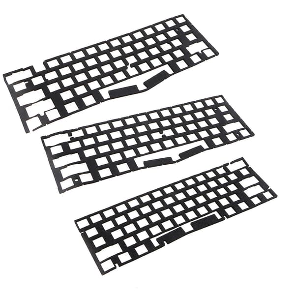 2 stk. 61 layout switch lyddæmpere ark bløde landingspuder dimple skum svamp