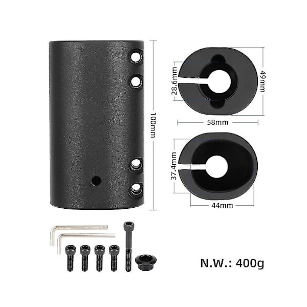 Max G30 Sammenleggbar Stang Fikseringsbeskyttelsesbase For G30d G30l Elektrisk Sparkesykkel Stang Modifikasjonsfeste