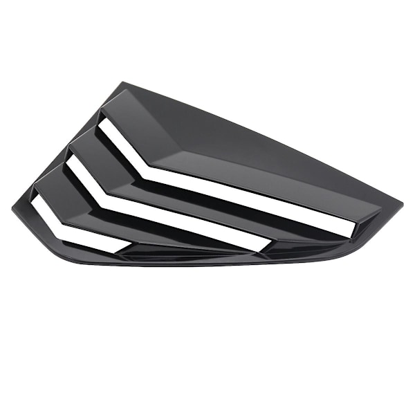 1 Par Kvart Louver Deksel Ventilasjonsåpninger Bakre Sidevindu for Golf 8 Generasjon Svart Kvart Louver Trim