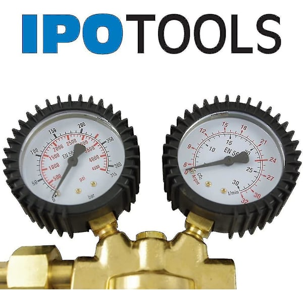 Trykreduktionsventil Argon/co2 Inert Gas Trykregulator Til Mig/mag Svejseenhed