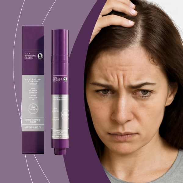 Växtbaserat Hårbotten Revitaliserande Serum Roller 15ml Oljekontroll Hårvårdsvätska
