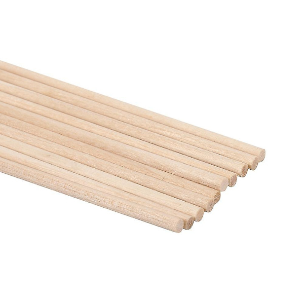 DIY Träpinnar Dowels Stänger 0.4CM*30CM - 10-pack