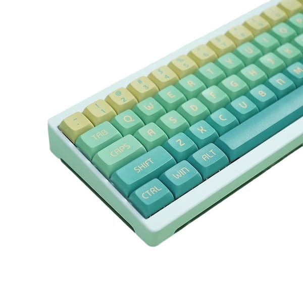 128 tangenter Keycaps Xda profil Bambu Keycaps Pbt Dyesublimation för mekanisk