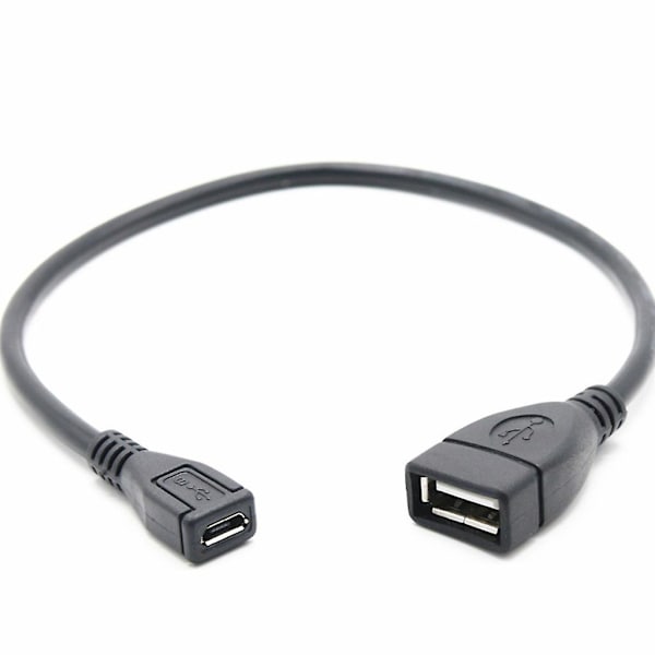 Usb 2.0-hona till Micro Usb-hona-kabel, dataöverföringskonverter för telefon