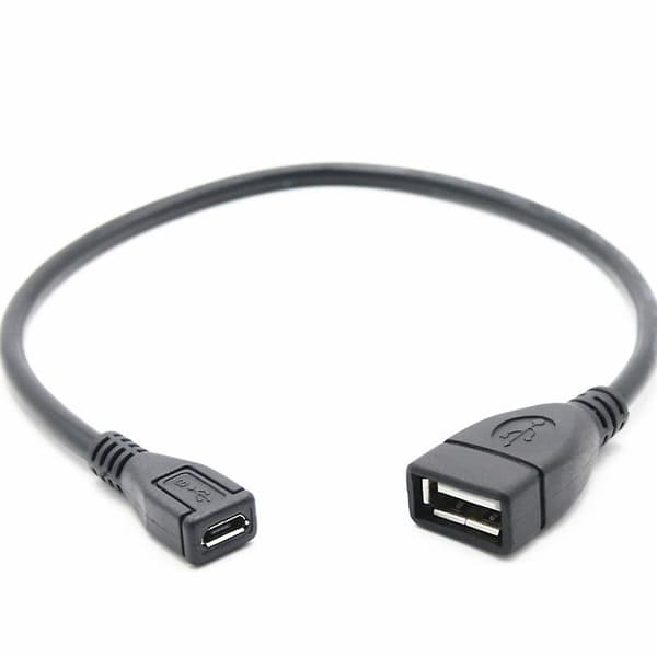 Usb 2.0 naar Micro Usb vrouwelijke kabel data-overdracht converter voor telefoon
