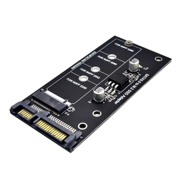 Aubess M.2 Sata-adapter M2 til Sata3-adapter Ngff-adapterkort Ssd Solid State Drive