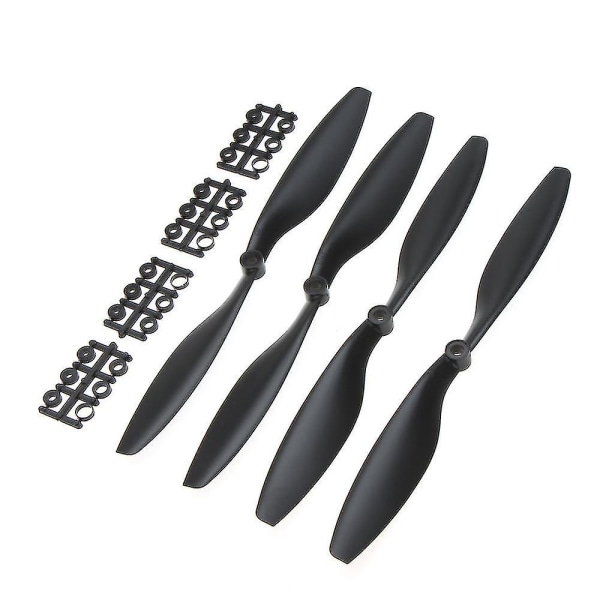 2 Par Nylon 10x4.5\" 1045 1045r Cw Ccw Propeller Sort Til Dji F450 500 F550 Fpv Multi-copter Quadcopter Apc