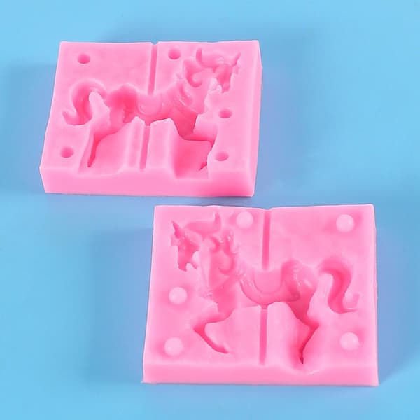 Til kreativ form DIY til ponyformet silikone materiale form chokolade kiks M