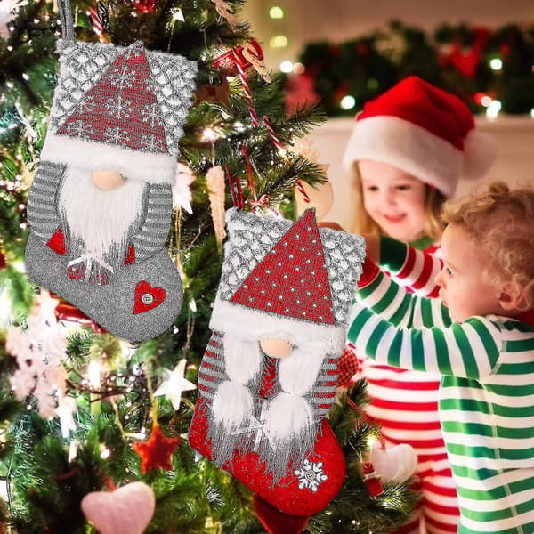Julegave-Strømpe i Rudolph-Form til Juletræet