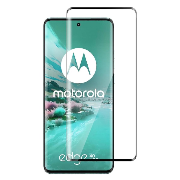 For Motorola Edge 40 Neo 5g 3d buet skjermbeskytter sidelim Touch Sensitive herdet glassfilm