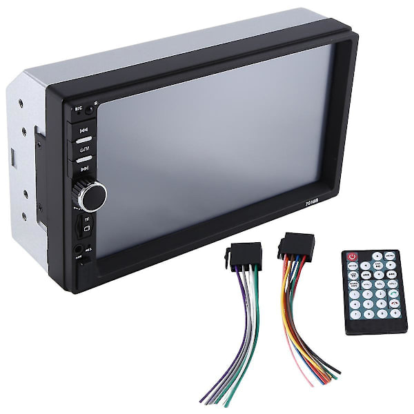 7018b Bil Mp5-afspiller Bilradio Audioafspiller Touchskærm Universal Biltilbehør