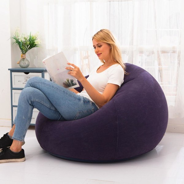 Puhallettava sohva tuoli flokoiva PVC Puutarha Lounge Beanbag ulkokalusteet retkeilyreppulaukku