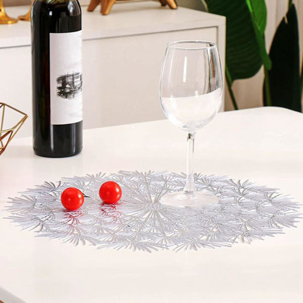PVC Bronzing Hule Non-slip Køkken Underlag Kander Isoleringspude Tallerken Kaffebord Underlag Hjem Varmt