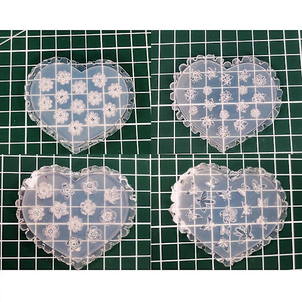 Bows Kukka Kynsien Taidemuotti Silikoni Kynsien Taide Koristeellinen Muotti DIY Kynsien Suunnitteluun