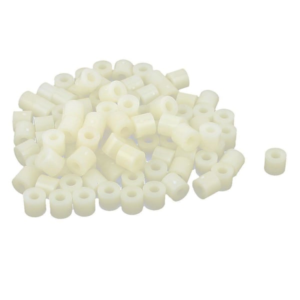 Plastik Cylinder Afstandsstykke Skive 7mm x 3.2mm x 6mm 100 stk
