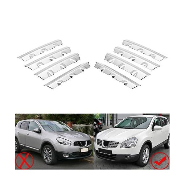 Bil Krom Frontgrillskydd Front Center Trim Passar För J10 2008-2011