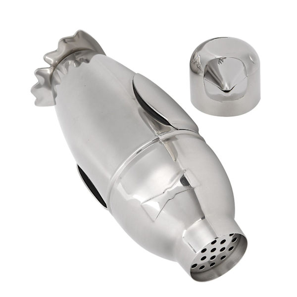 Professionel Cocktail Shaker i Rustfrit Stål - 500 ml Kapacitet - Klassisk Retro Design til Bartendere og Begyndere