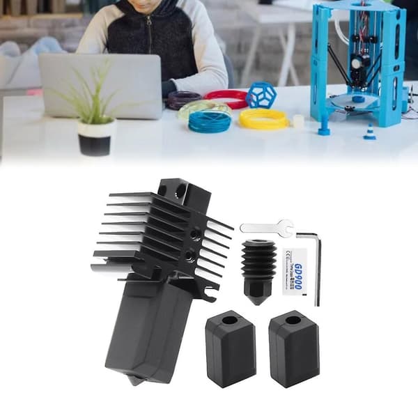Opgraderet Hotend Kit til Bambu Lab X1 Varmeblok Hot Sektion Hærdet Stål
