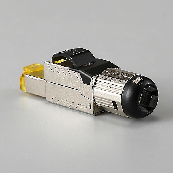 2 stk. Cat8 industrielle Ethernet-stik RJ45 afskærmet felt stik værktøj