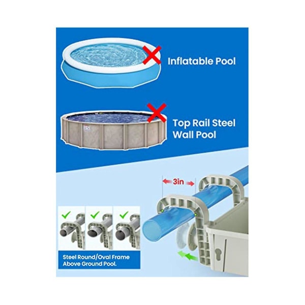 2 set poolside förvaringskorg, ovan mark pool förvaringskorg med pool mugghållare, för ovan mark