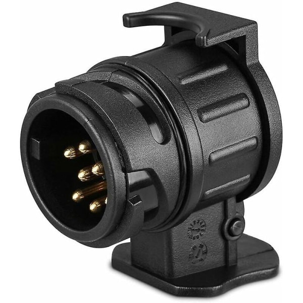 Kompatibel med 13/7 Ny version 13-polet 7-polet anhængertræk stik adapter til bil trailer 13-polet