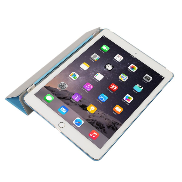 Ultra Slim Magnetic Smart Cover Case Skyddsskal för Apple Ipad Air 2 Blå