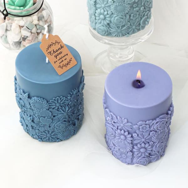 Håndlavede geometriske forme silikone DIY 3d aromaterapi støbning håndlavet