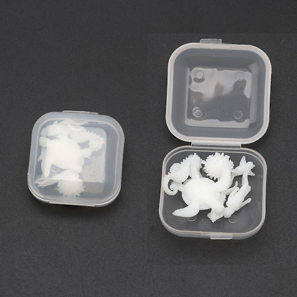 6 stk. Silikone Mini Marine Modellering Strand Til Skildpadde Blæksprutte Resin Form Smykker Fil