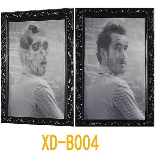 Julpynt Horror Bildram Lenticular 3D Växlande Ansikte Läskig Spökat Scare