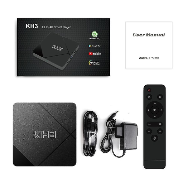 Mecool Kh3 Android 10 Tv Box 2gb Ram 16gb Rom Allwinner H313 Media Player 2,4g Wifi 4k Hd Smart Set Top Box