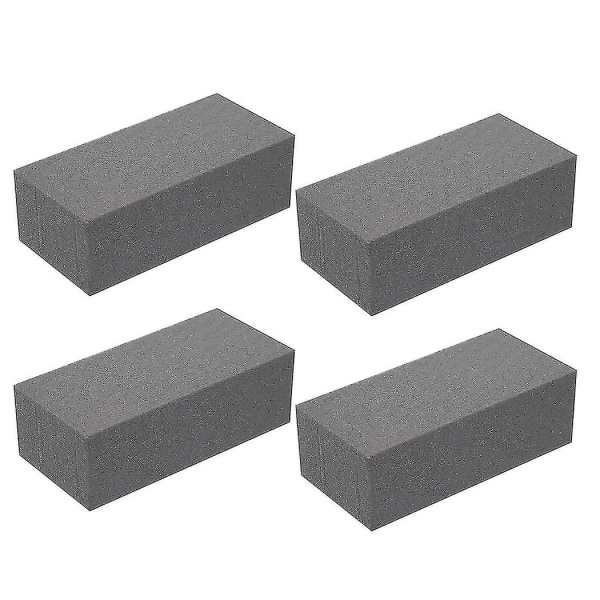 4 stk. Tør Blomster Skum Til Kunstige Blomster Vådt Blomster Skum Mursten Grå Blomsterhandler Styrofoam Blokke Fo