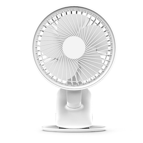Säädettävä kulma jäähdyttävä pöytätuuletin LED-lämpimällä lampulla 5,5 tuuman pidikkeellä