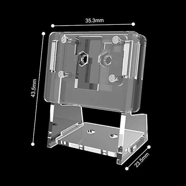 Akryl kameraholder for Raspberry Pi 1-4 V2 offisielt kamera