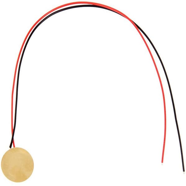 30 st 27 mm Piezo-skivor med ledningar Mic Drum Trigger Akustisk Pickup för Akustisk Gitarr