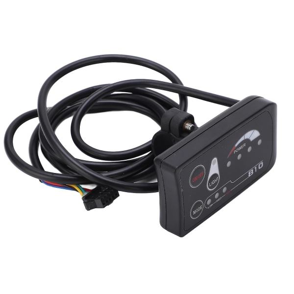 Elektrisk cykel LED-display kontrollpanel 36v 48v S810 LED-displaymätare för elcykel 5-stifts vanligt gränssnitt