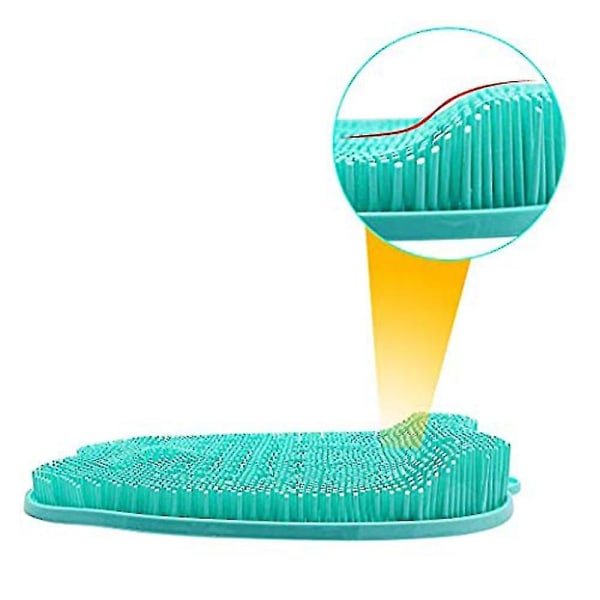 Shower Foot Massager Scrubber Cleaner - Forbedrer fodcirkulationen Reducerer fodsmerter