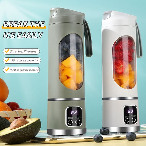 Mini Juicer Bærbar Oppladbar Multifunksjonell Kopp Juicer 3.7v white