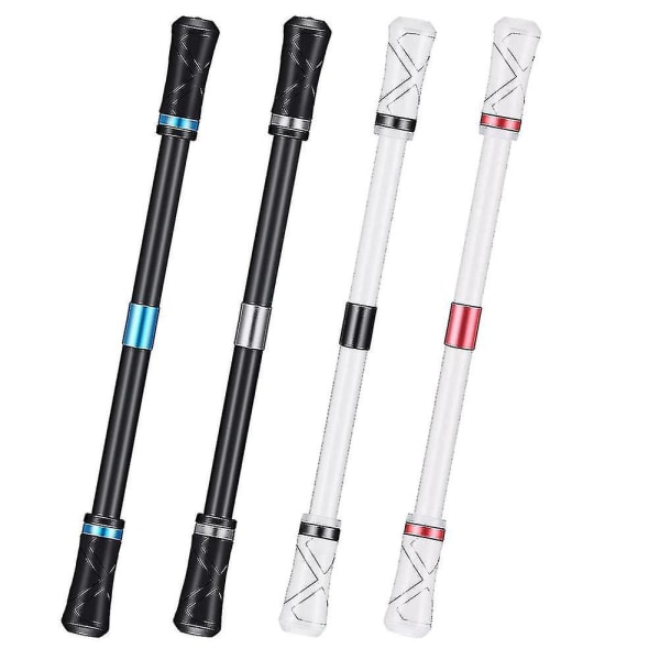 4 stykker pen, der drejer skridsikker, vægtet pen Fidget-pen, gaming-finger, pen, der drejer, roterende pen B
