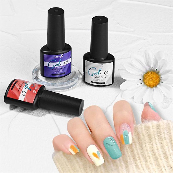 8ml Neglelak Sommer Farverige Gel Polish UV Gel Semi Permanent Lak Fototerapi