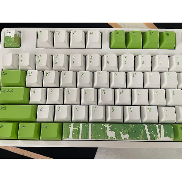 110 stk. Oem-profil Tilpassede Keycaps Pbt Dye Sublimation Til Cherry Mx-switche