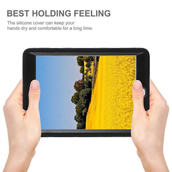 Stöttålig gummiklädd robust hårdfodral för iPad 2 3 4 5 6 9,7\" Mini Air 2