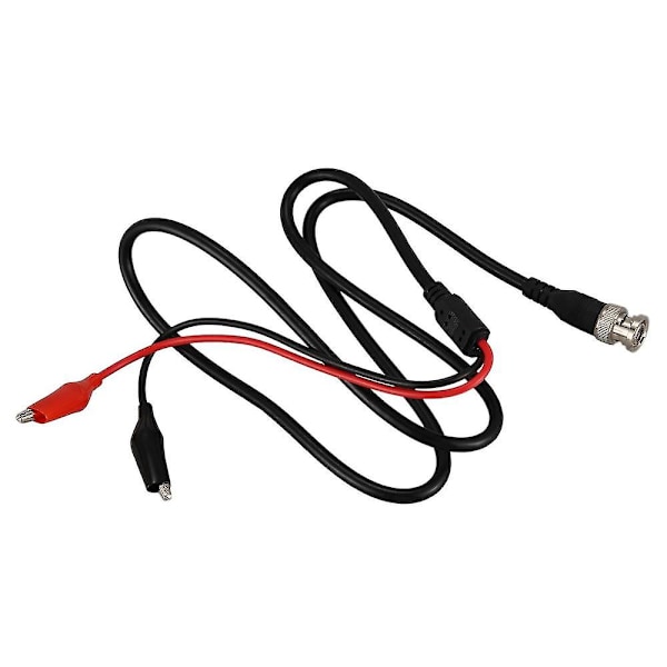 P1011 Bnc Q9 Han- och Dubbelpunkt Oscilloskop Sonda Testprober Kabel 1m