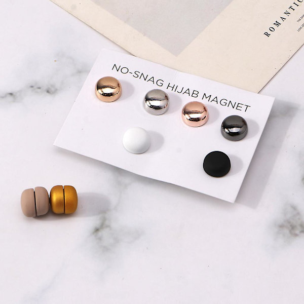 Seos muslimi naisten silkkihuivi solki 12mm muslimi naisten huivi solki
